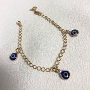18k Gold Filled Evil Eye 🧿 Bracelet 6”